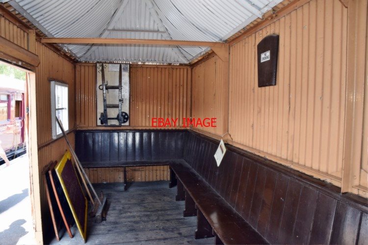 PHOTO THE INTERIOR OF THE GWR 'PAGODA' TYPE WAITING ROOM WHICH WAS