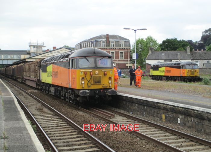 PHOTO CLASS 56S NO. 56113 COLAS RAIL FREIGHT DIESEL LOCO S AT WORK